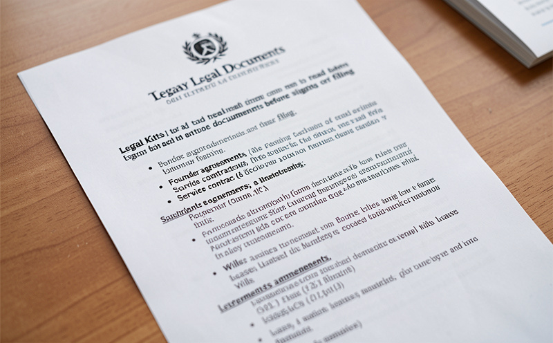 Everyday legal documentsLegal Kits explains how to read common documents before signing or filing: founder agreements, service contracts, wills, leases and amendments.